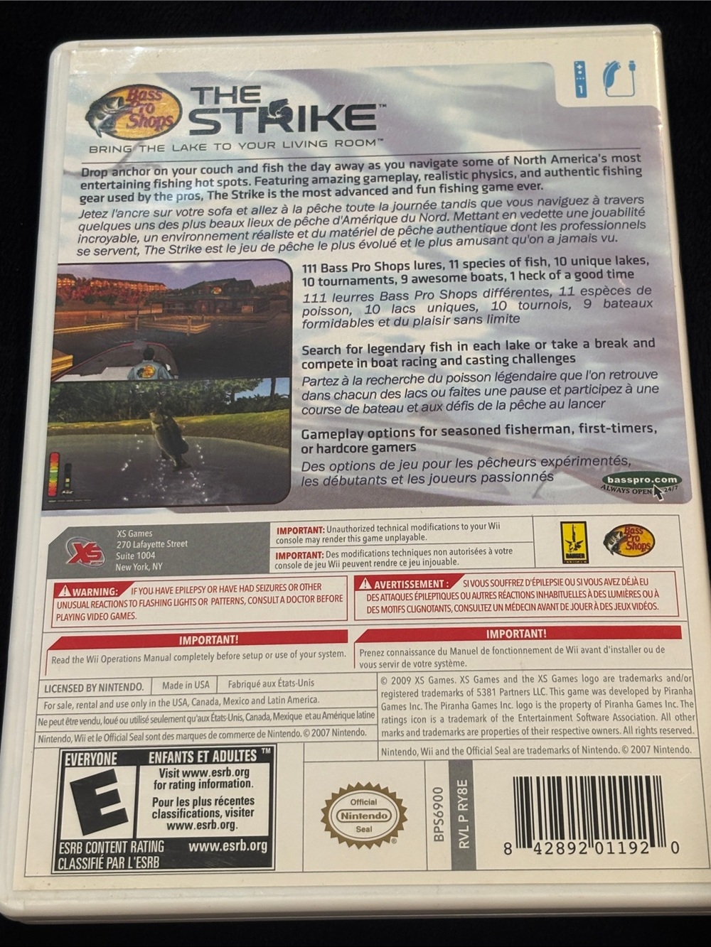 Wii Nintendo Bass Pro Shops The Strike Wii Game - Picture 2 of 3